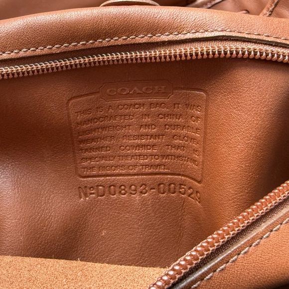 Coach Leather Backpack - Picture 6 of 6